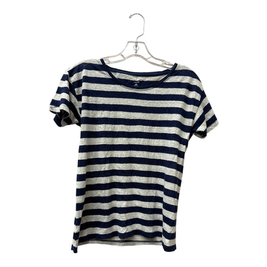 Top Ss Basic By J. Crew In Blue & White, Size:Xs