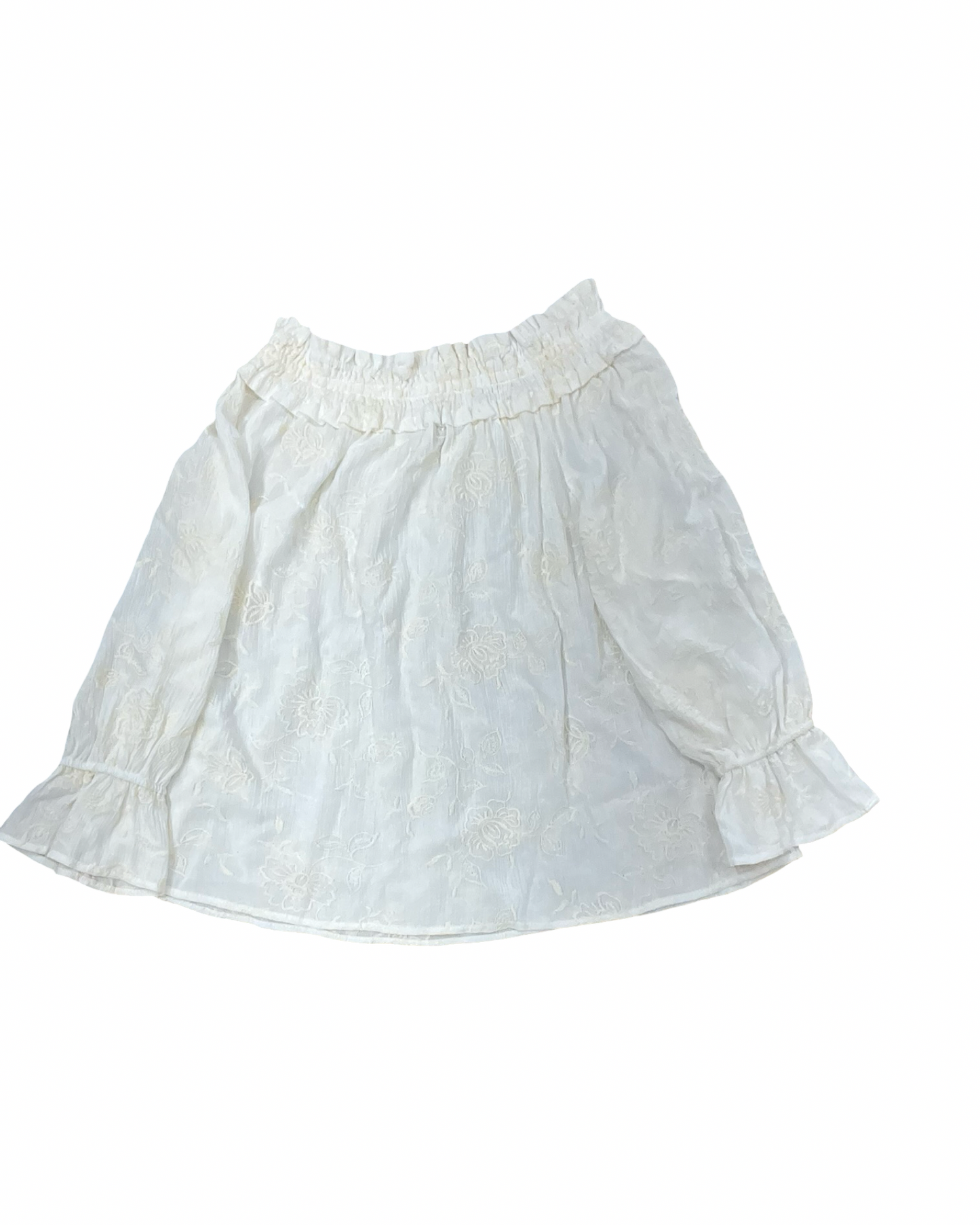 Top Ls By Clothes Mentor In Cream, Size:M