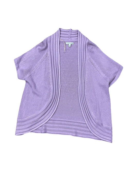 Cardigan By Christopher And Banks In Purple, Size:Xl
