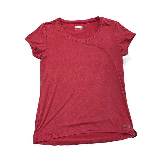 Athletic Top Ss By Marmot In Pink, Size:Xl