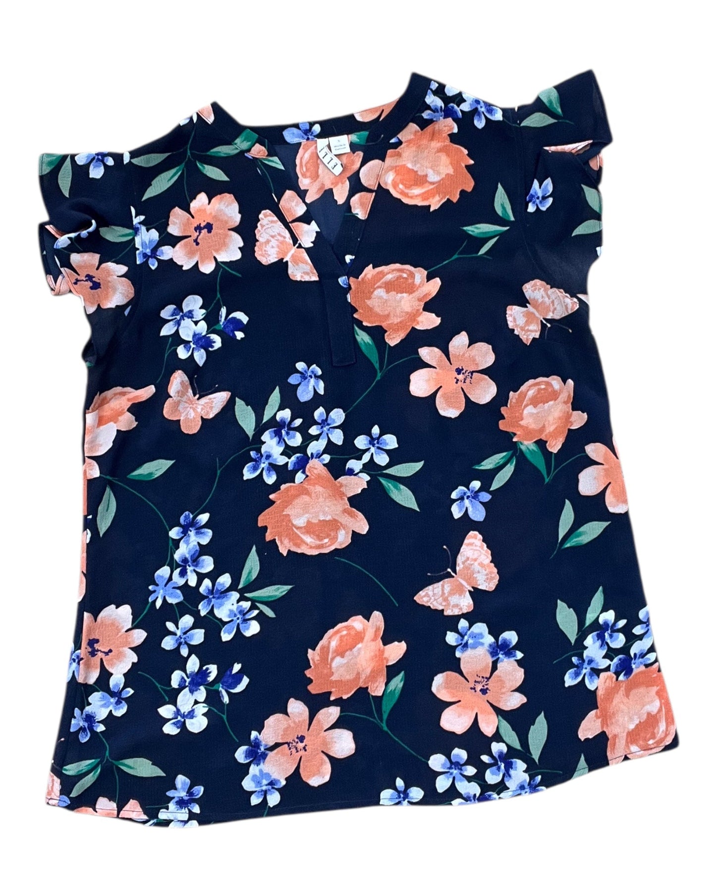 Top Ss By Elle In Blue, Size:S