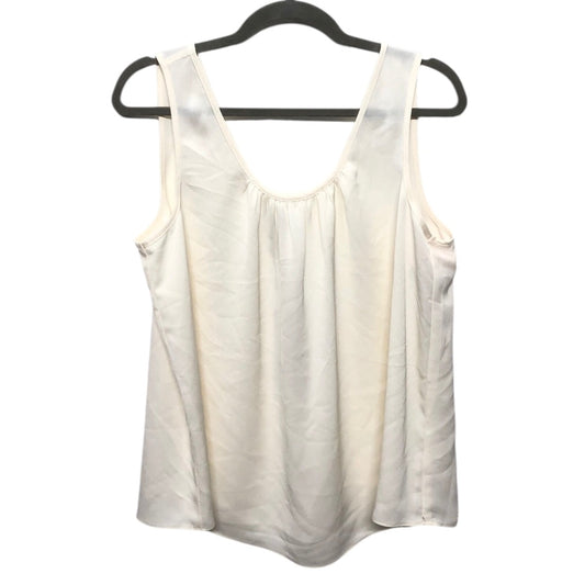 Blouse Sleeveless By Nic + Zoe In Ivory, Size:L