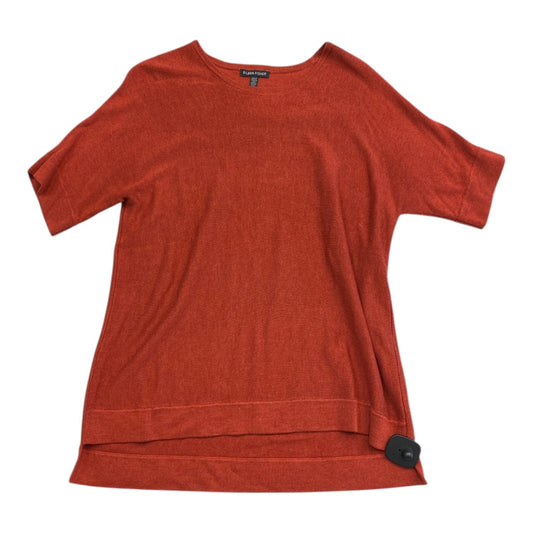 Sweater Designer By Eileen Fisher In Orange, Size:S
