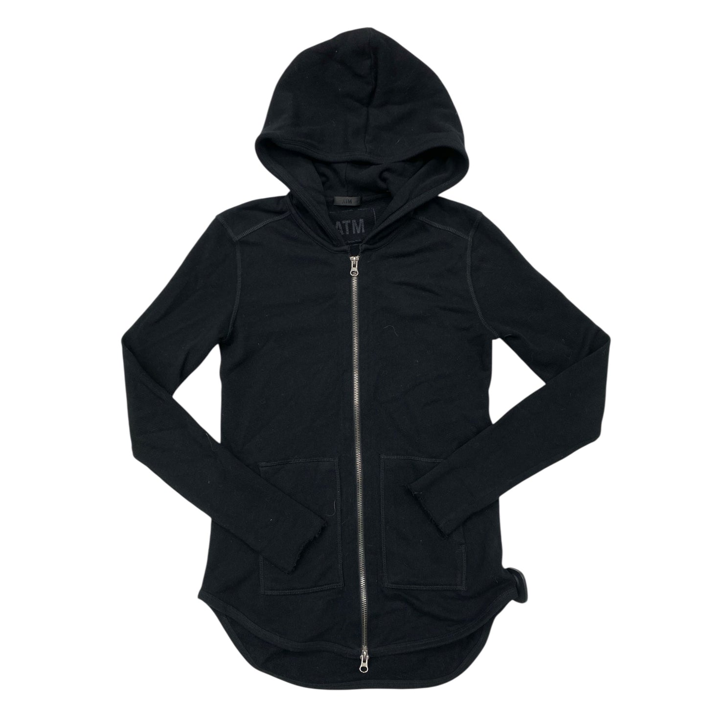 Sweatshirt Hoodie By Atm In Black, Size:Xs