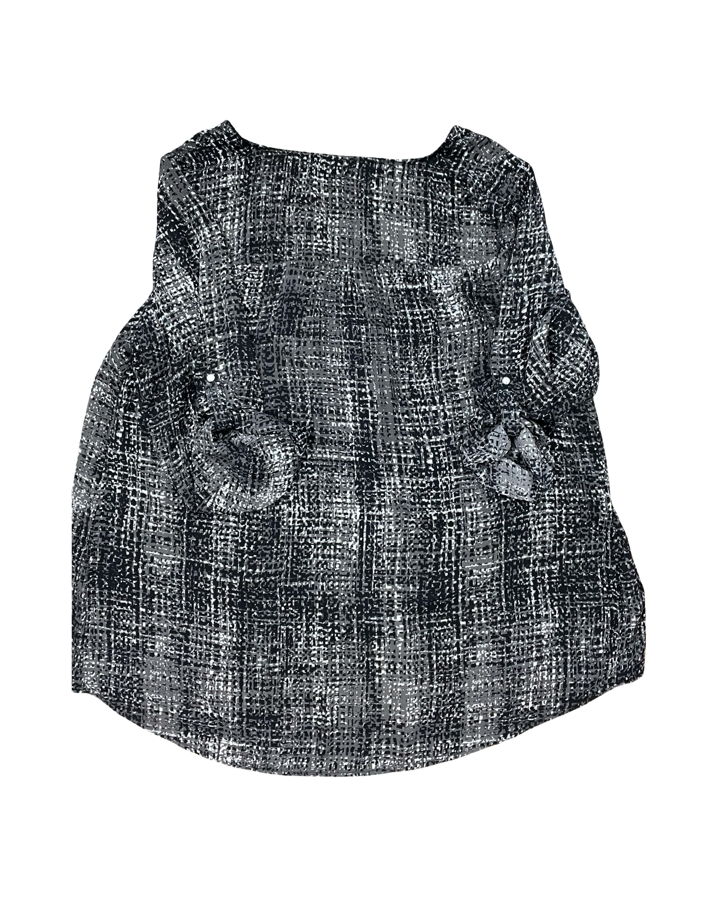 Top Ls By Apt 9 In Black & Grey, Size:2X
