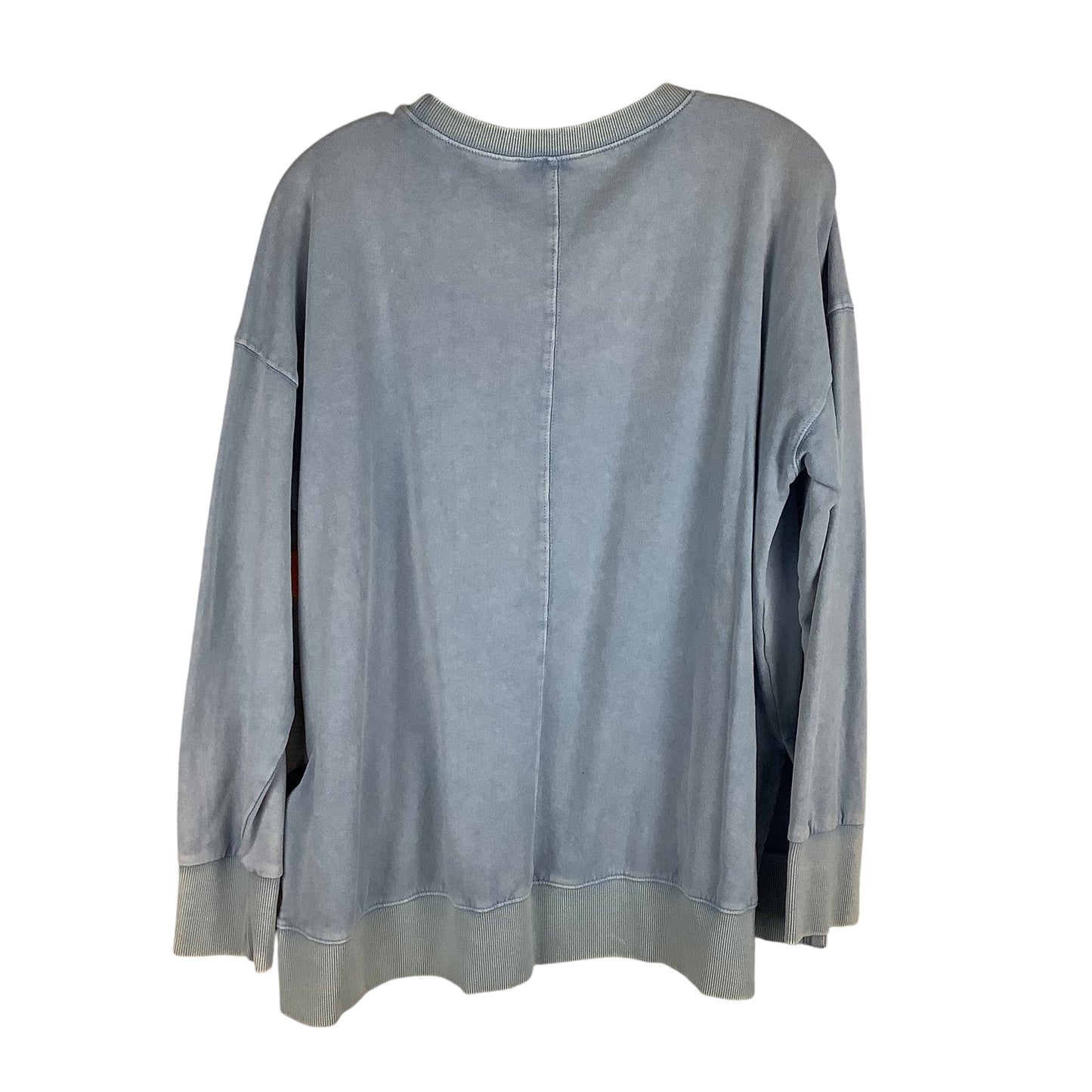 Sweatshirt Collar By Easel In Blue, Size: M