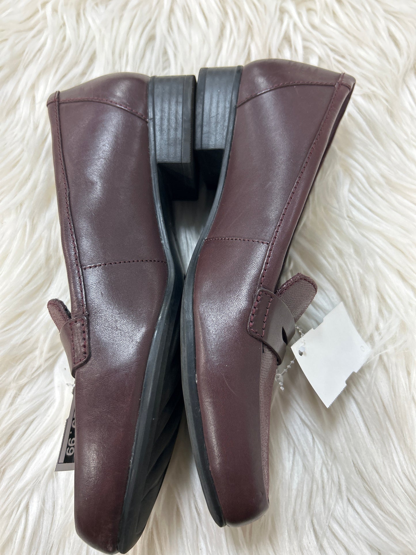 Shoes Flats By Clarks In Purple, Size:8.5