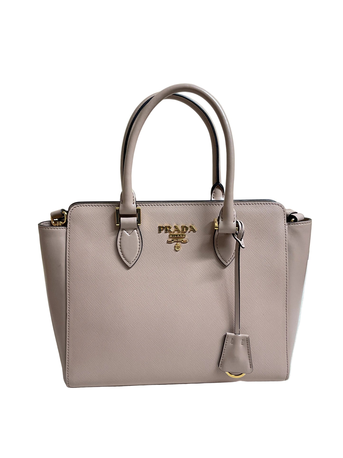 Handbag Luxury Designer By Prada In Pink, Size:Medium
