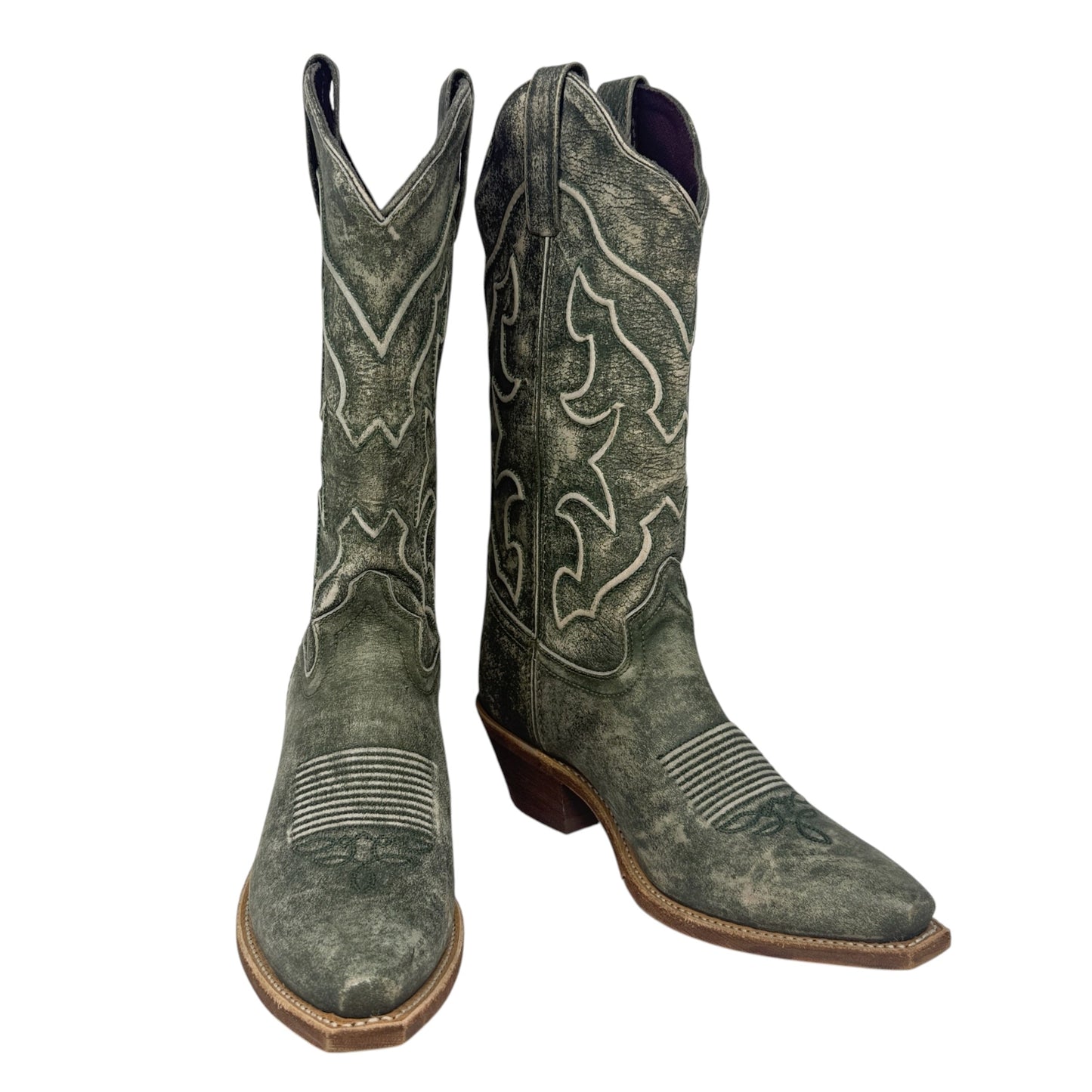 Reva Western Boots By Laredo In Green, Size: 8