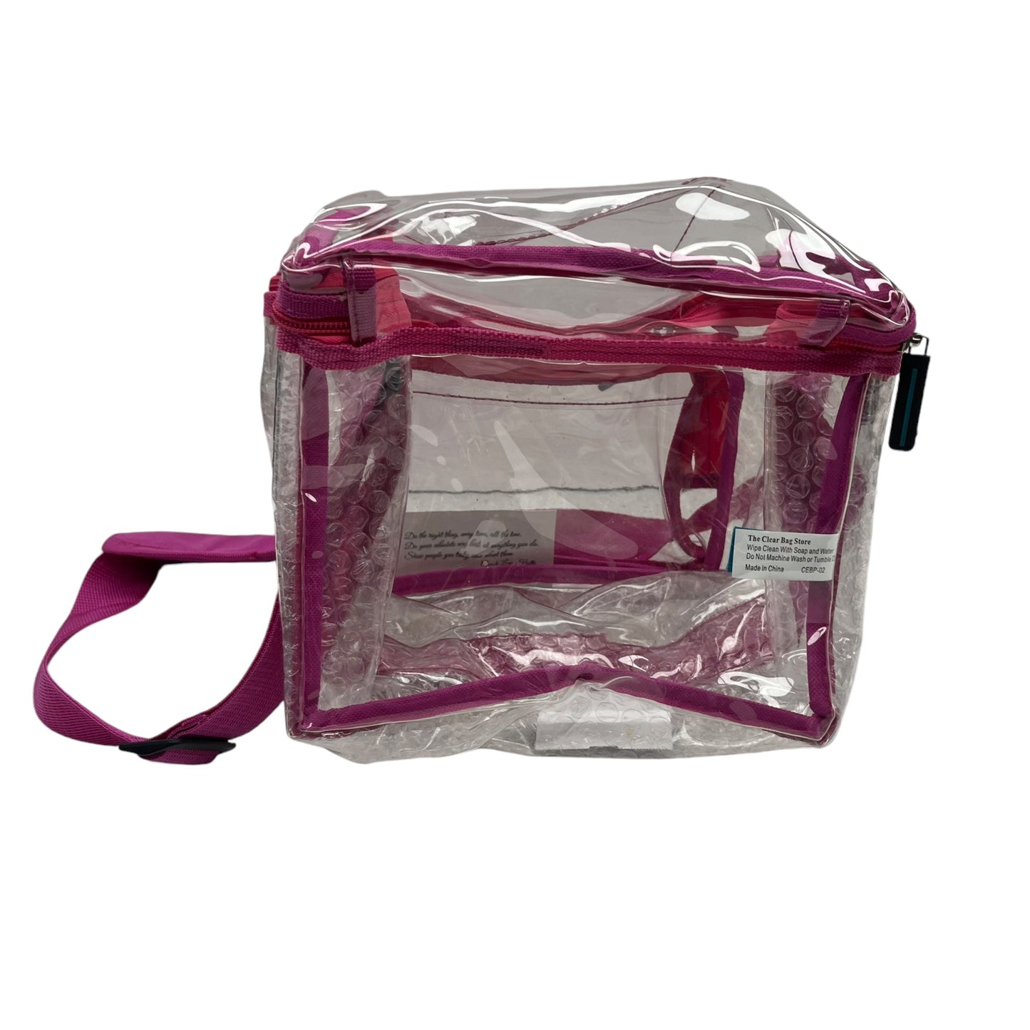 Crossbody By Clothes Mentor In Clear, Size:Medium