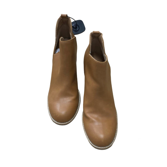 Boots Ankle Heels By Report In Brown, Size:9.5