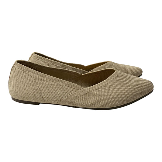 Shoes Flats By Cynthia Rowley In Tan, Size:9.5