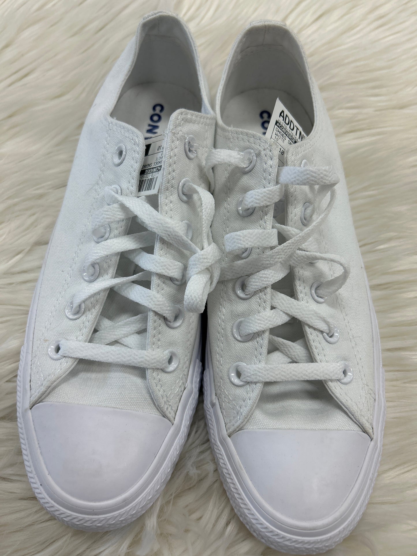Shoes Sneakers By Converse In White, Size:10