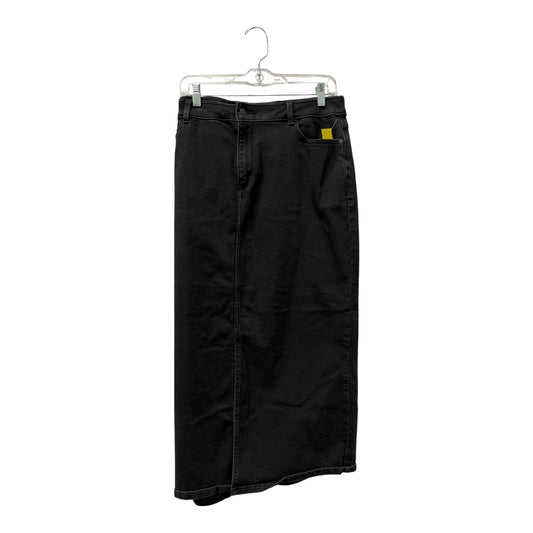 Skirt Maxi By Liz Claiborne In Black, Size:16