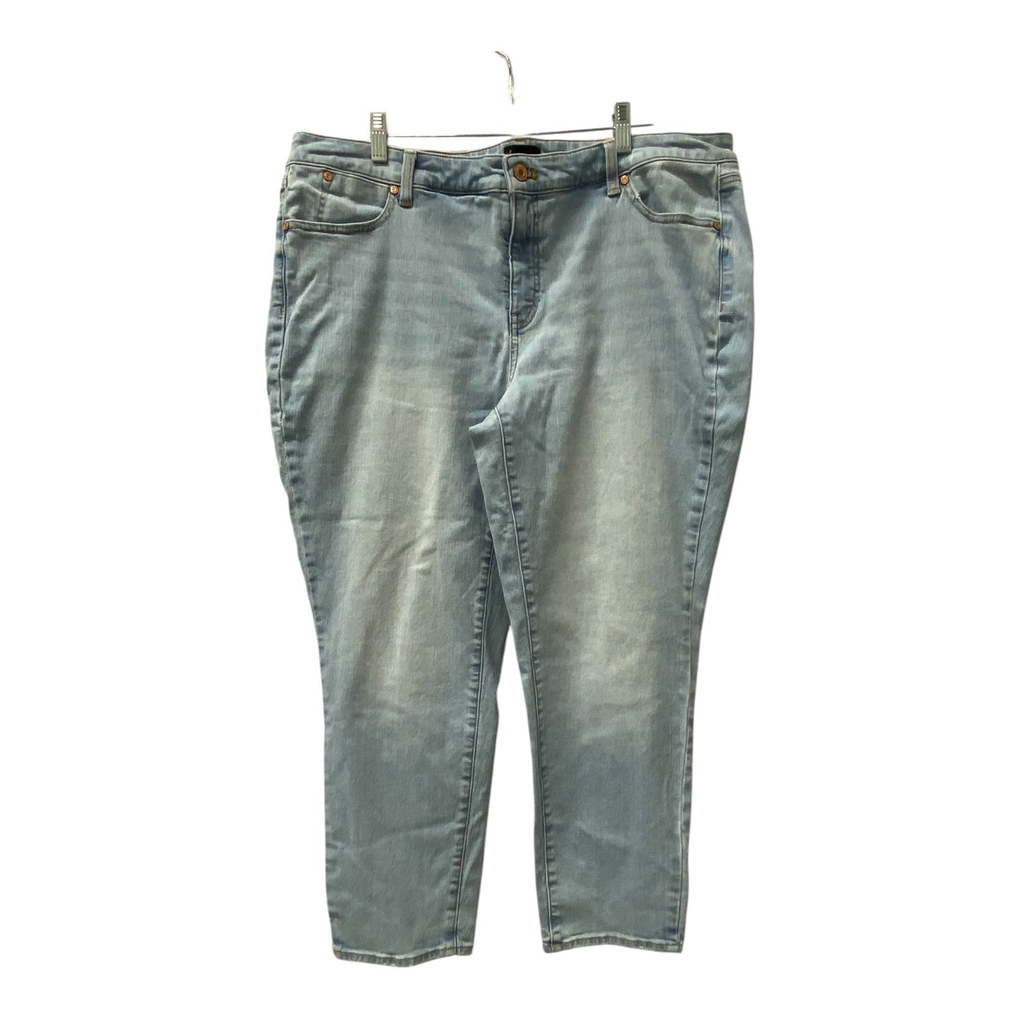 Jeans Cropped By Talbots In Blue, Size:18