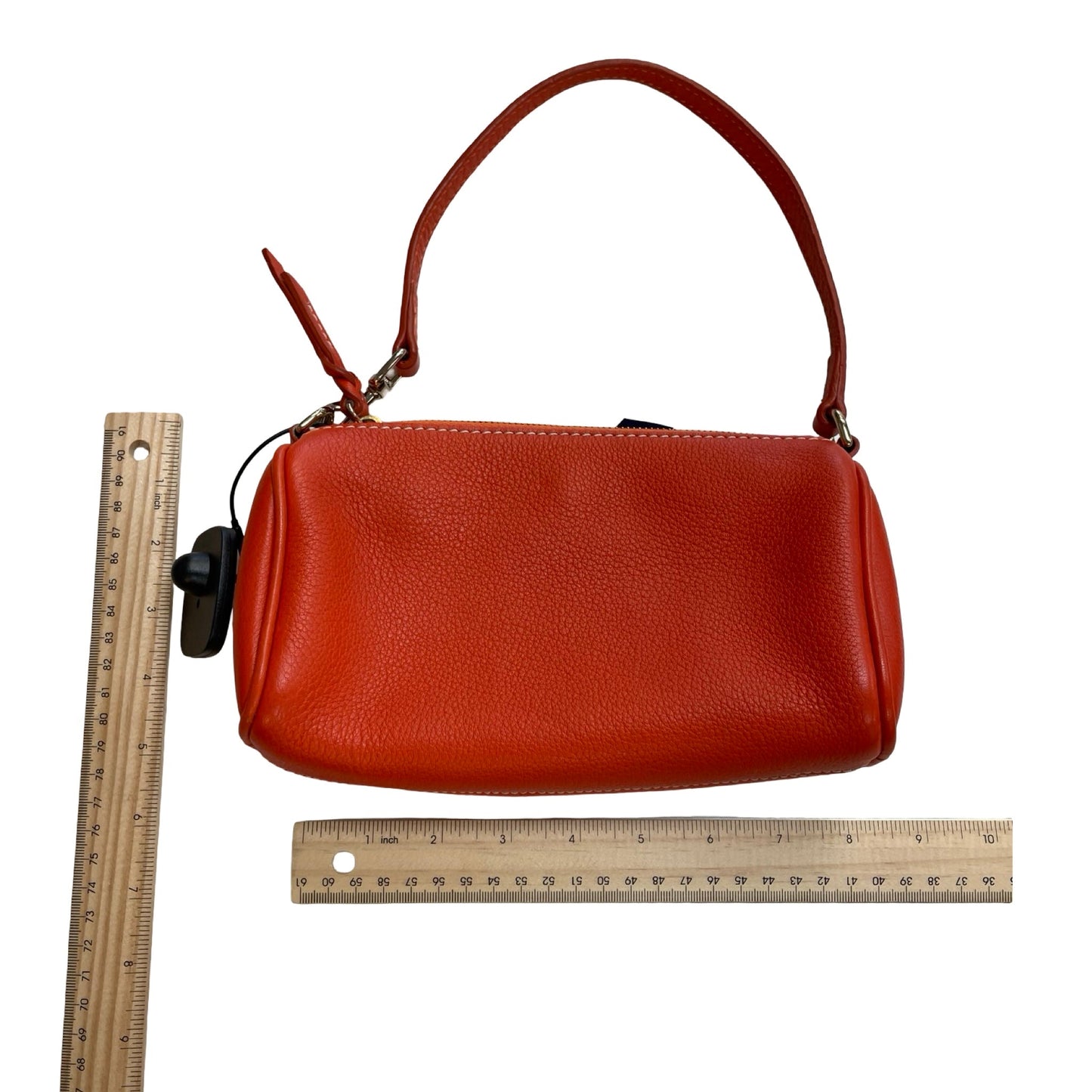 Handbag Designer By Dooney And Bourke In Orange, Size:Small
