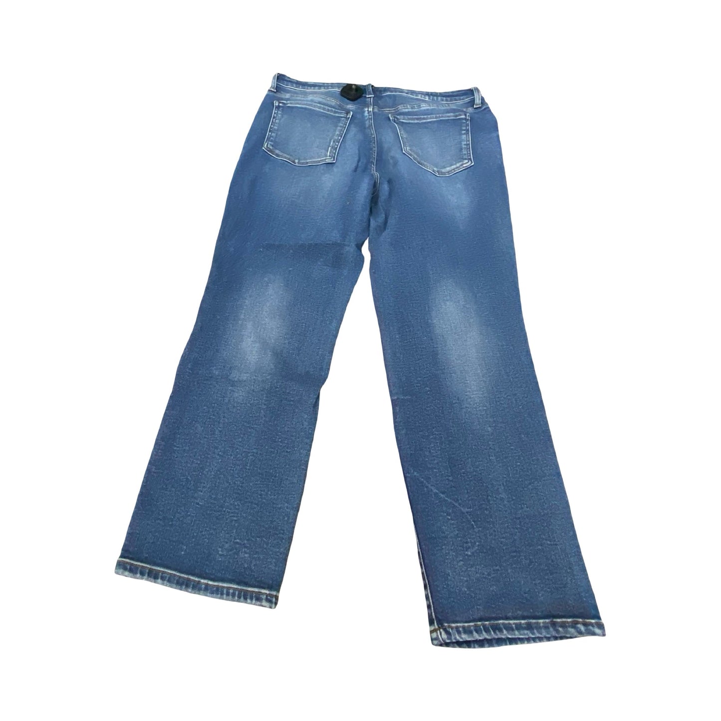 Jeans Straight By Kut In Blue Denim, Size:16