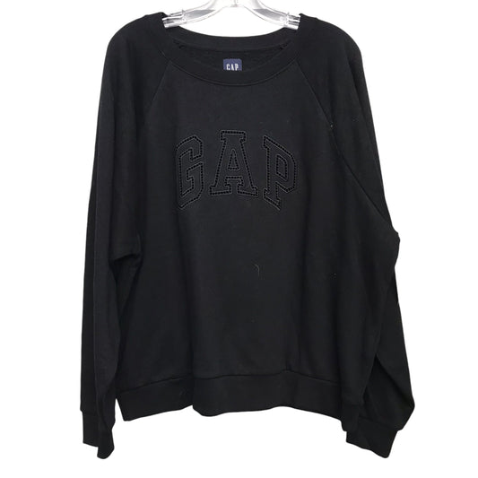 Sweatshirt Crewneck By Gap In Black, Size:Xl