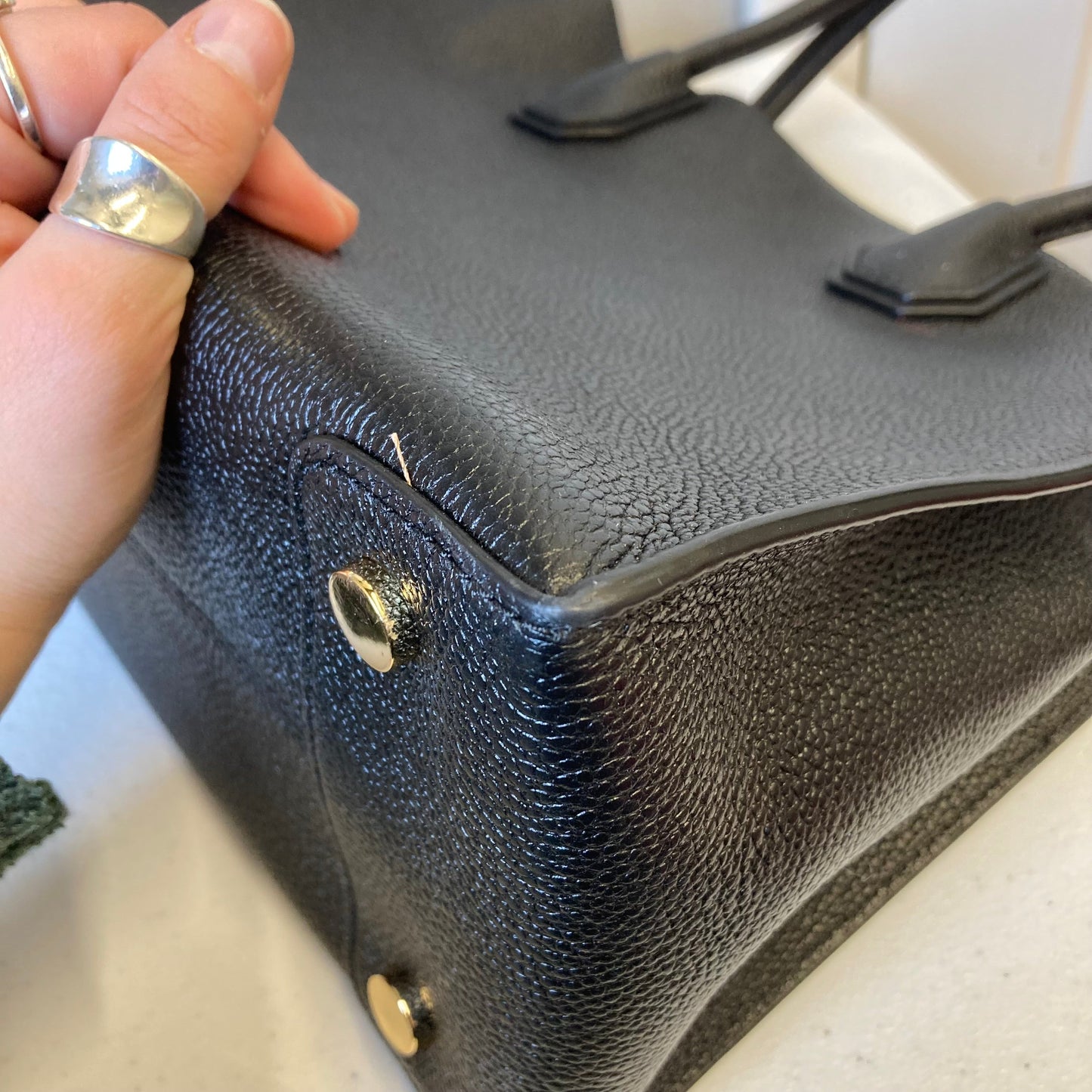 Handbag Designer By Michael Kors In Black, Size:Medium