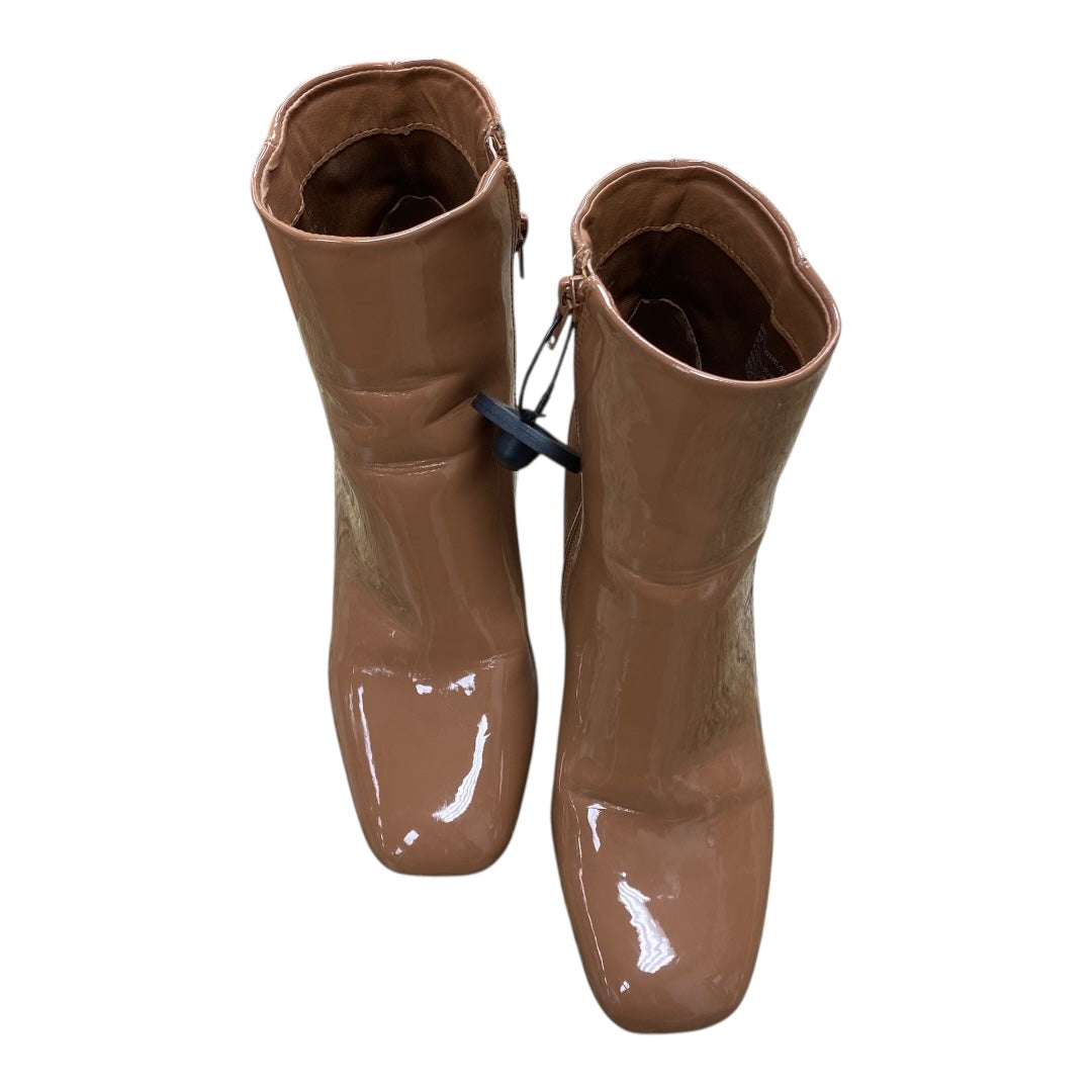 Boots Ankle Heels By Madden Girl In Tan, Size:8