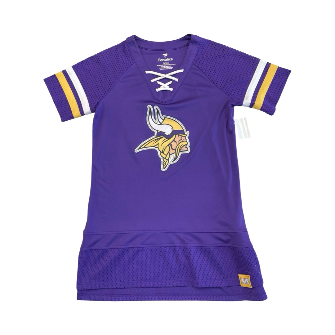 Athletic Top Ss By Fanatics In Purple, Size:S