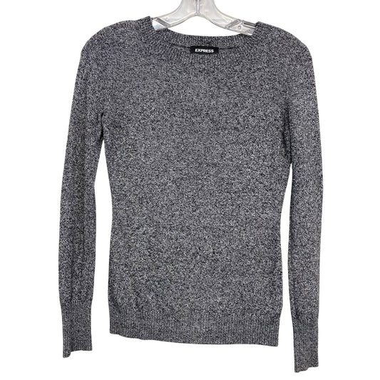 Sweater By Express In Black & White Size:S