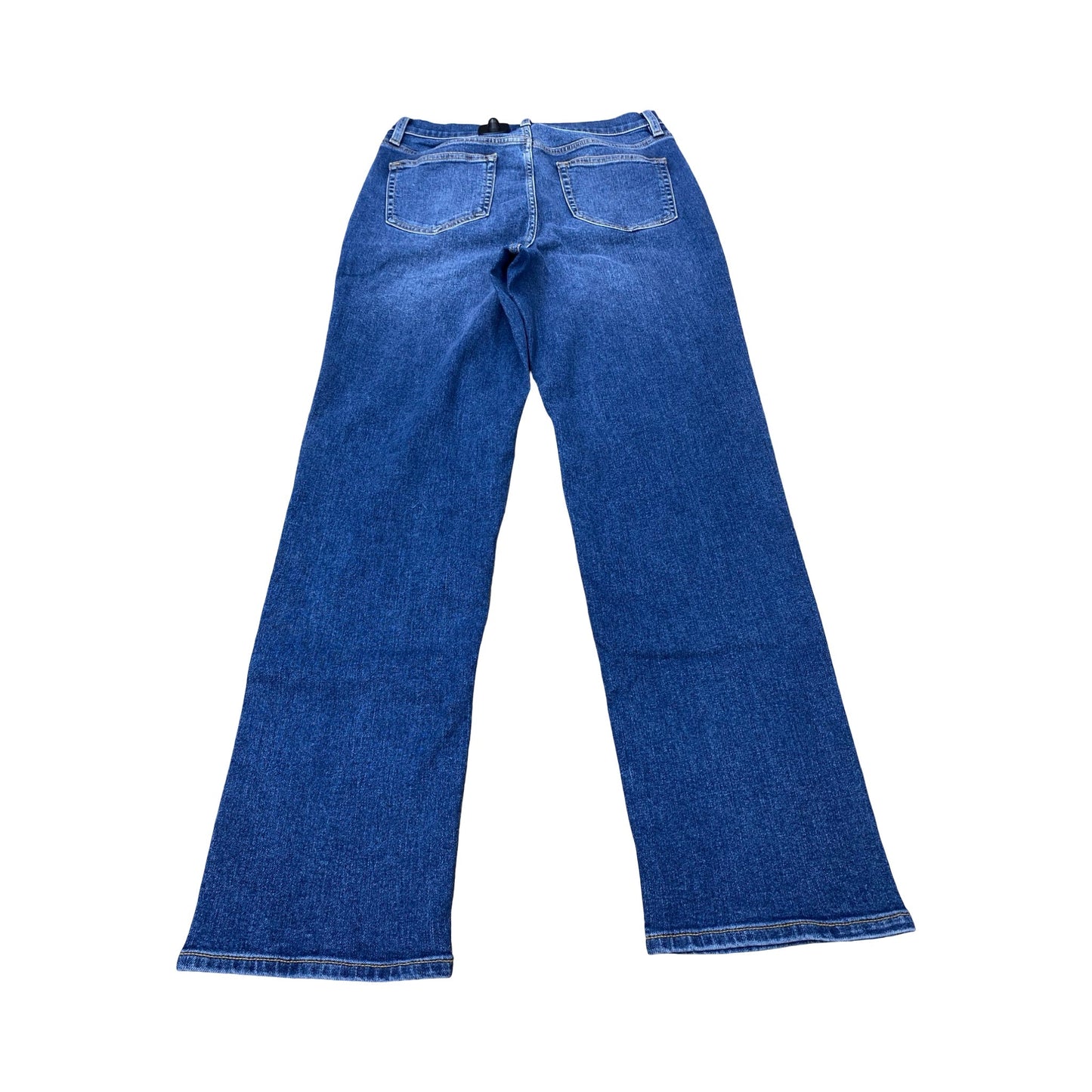 Jeans Straight By Lands End In Blue, Size:8