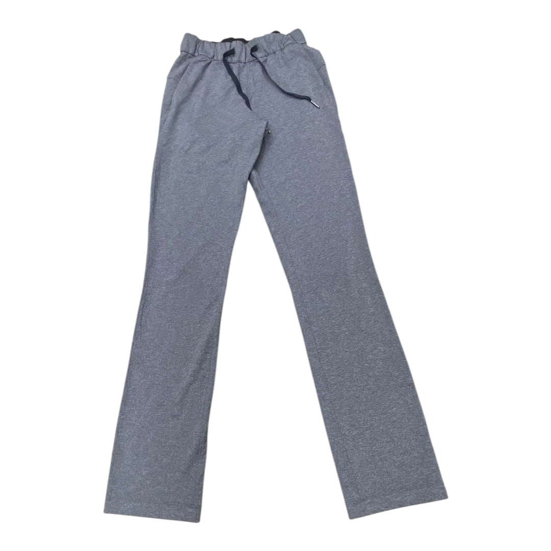 Athletic Leggings By Lululemon In Grey, Size:0