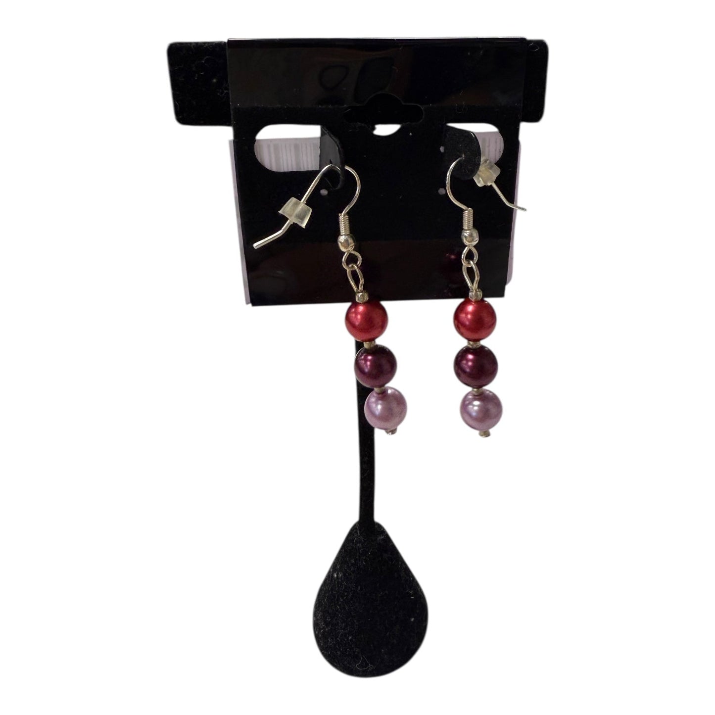 Earrings Dangle/Drop  In Pink & Purple