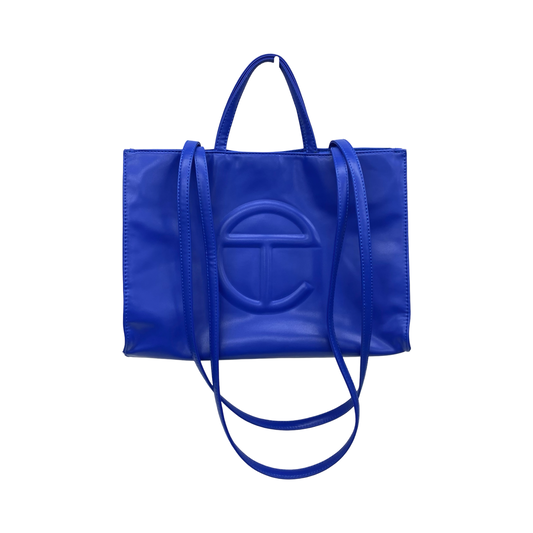 Handbag Designer By Telfar In Blue, Size:Medium