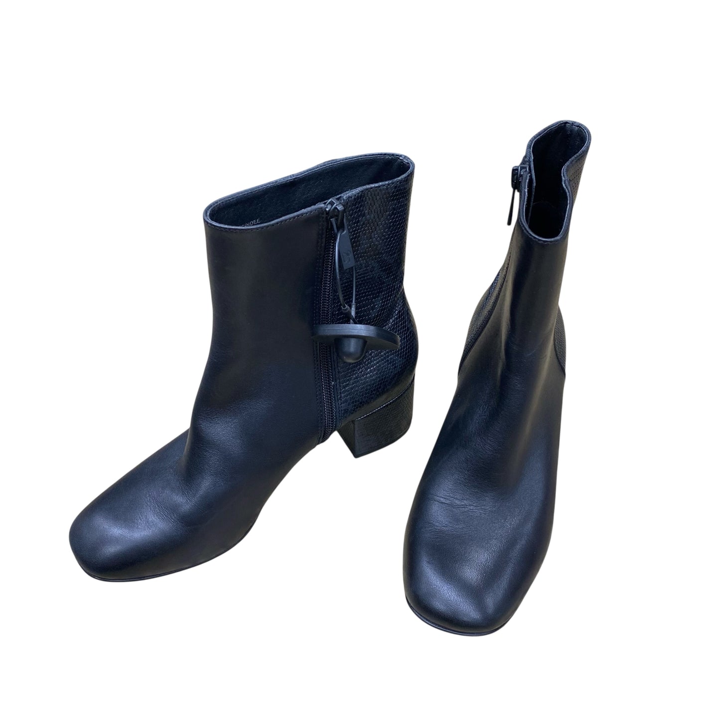 Boots Ankle Heels By Donald Pliner In Black, Size:6