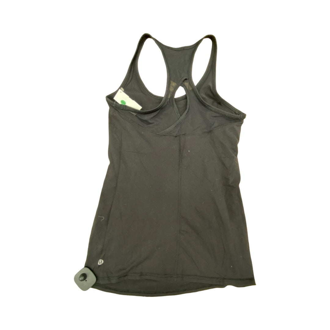 Athletic Tank Top By Lululemon In Black, Size:6