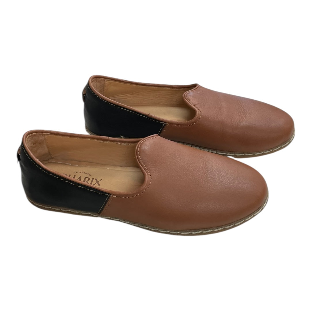 Shoes Flats By Clothes Mentor In Black & Brown, Size:7.5
