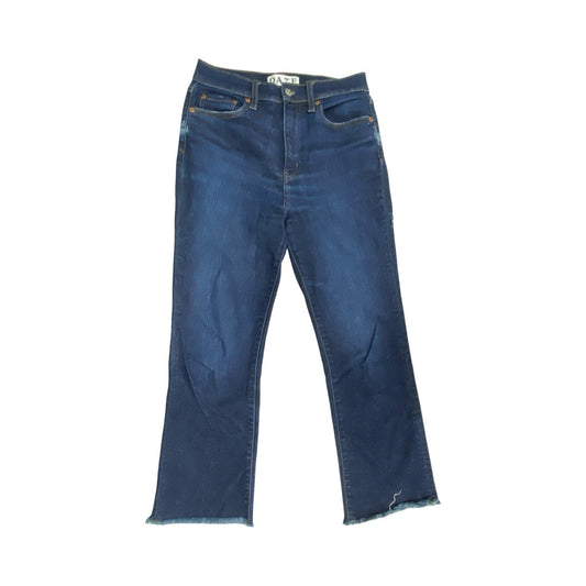 Jeans Straight By Daze In Blue Denim, Size:4