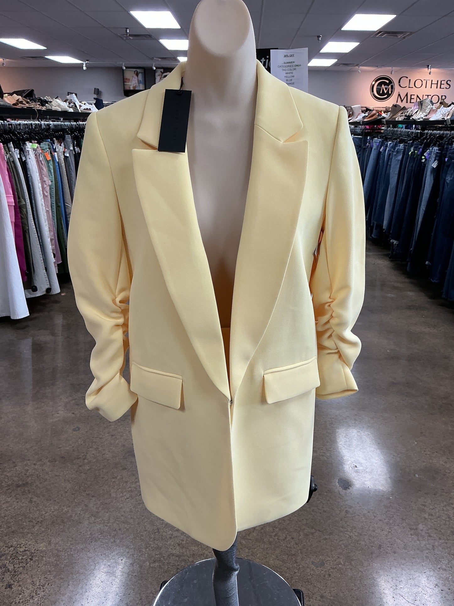 Blazer By Gianni Bini In Yellow, Size:2