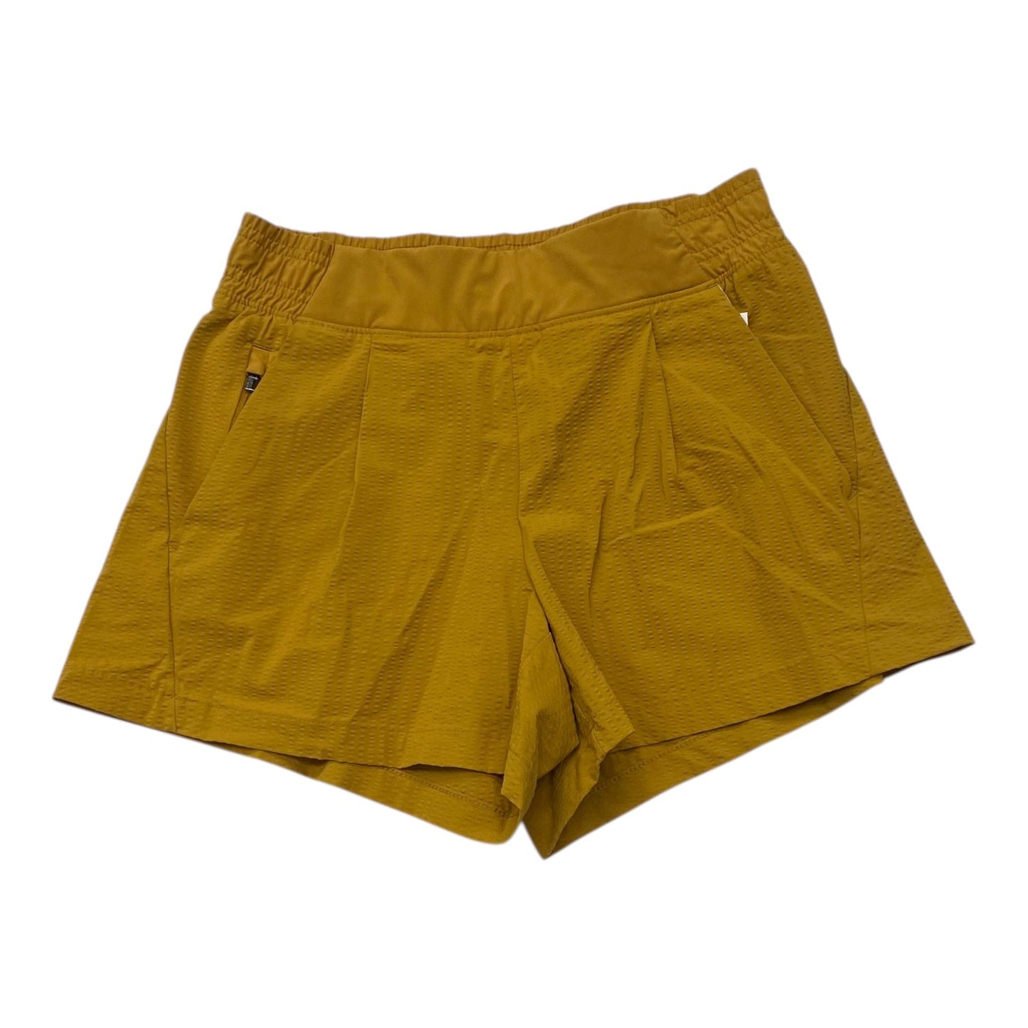 Athletic Shorts By Athleta In Yellow, Size:Xs