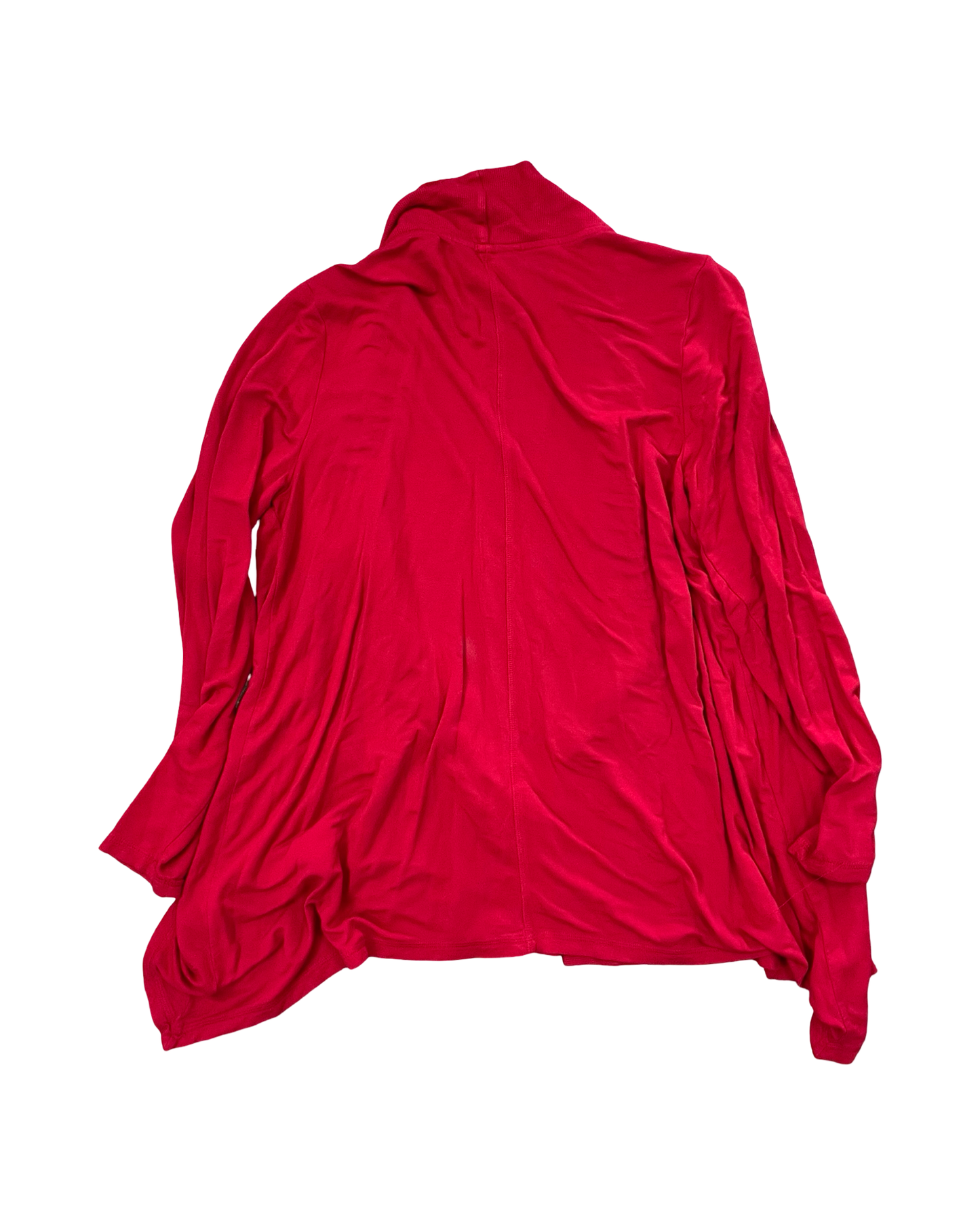 Cardigan By Liz Claiborne In Red, Size:Xl