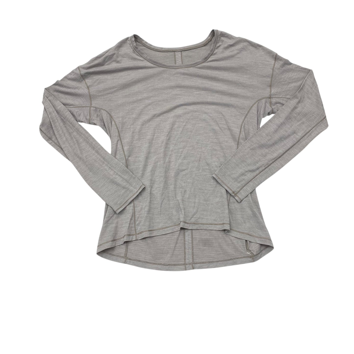 Athletic Top Ls Crewneck By Lululemon In Taupe
