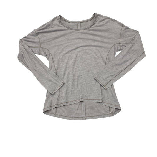 Athletic Top Ls Crewneck By Lululemon In Taupe