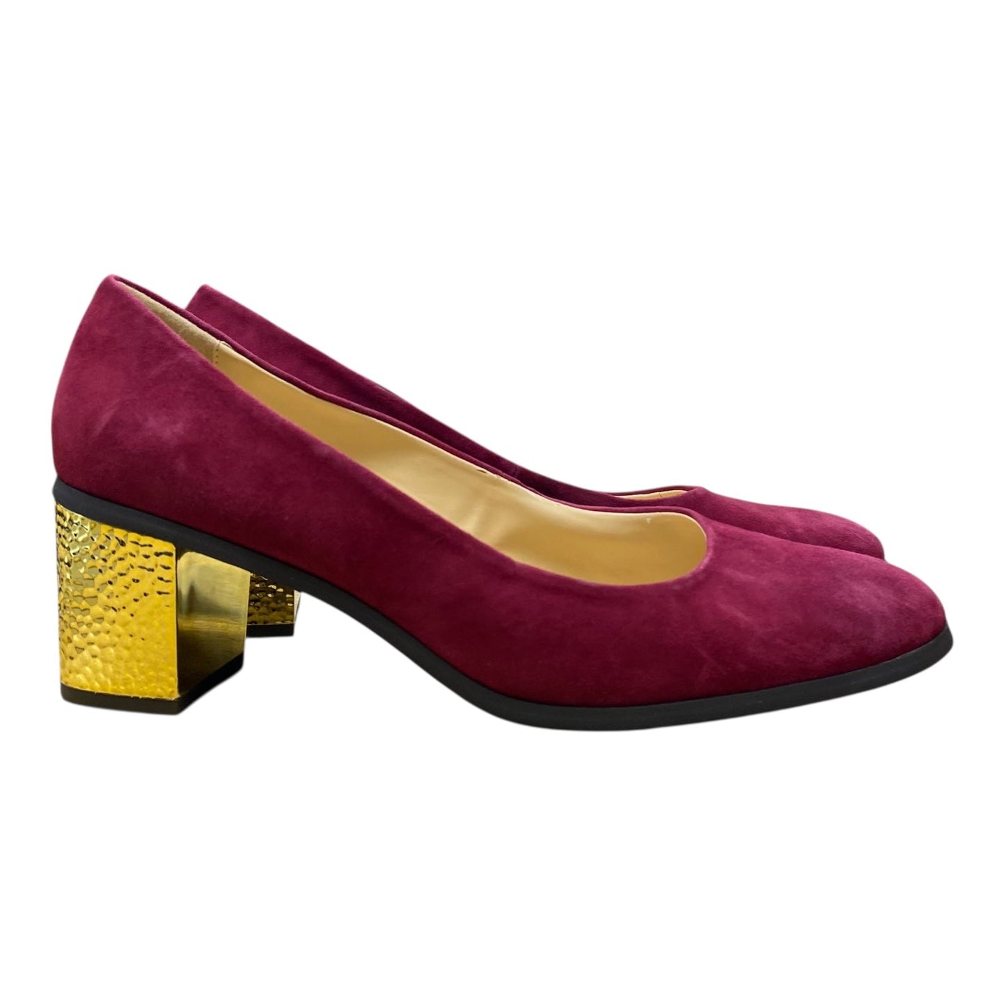 Shoes Heels Block By Cme In Red, Size:10