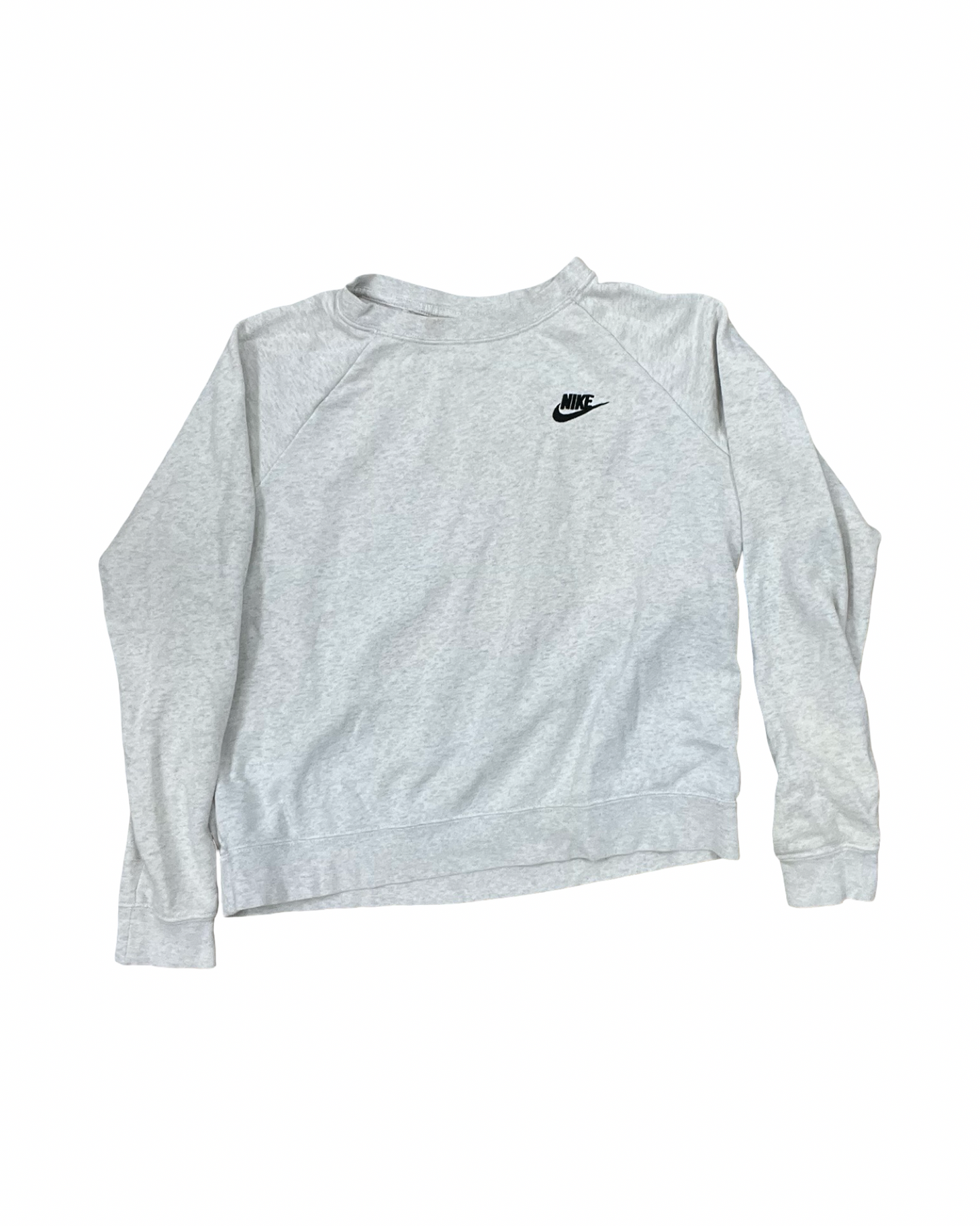 Sweatshirt Crewneck By Nike In Grey, Size:M