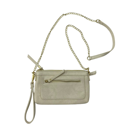 Crossbody By Clothes Mentor In Cream, Size:Small