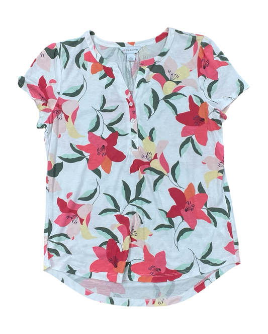 Top Ss By Liz Claiborne In White, Size:S