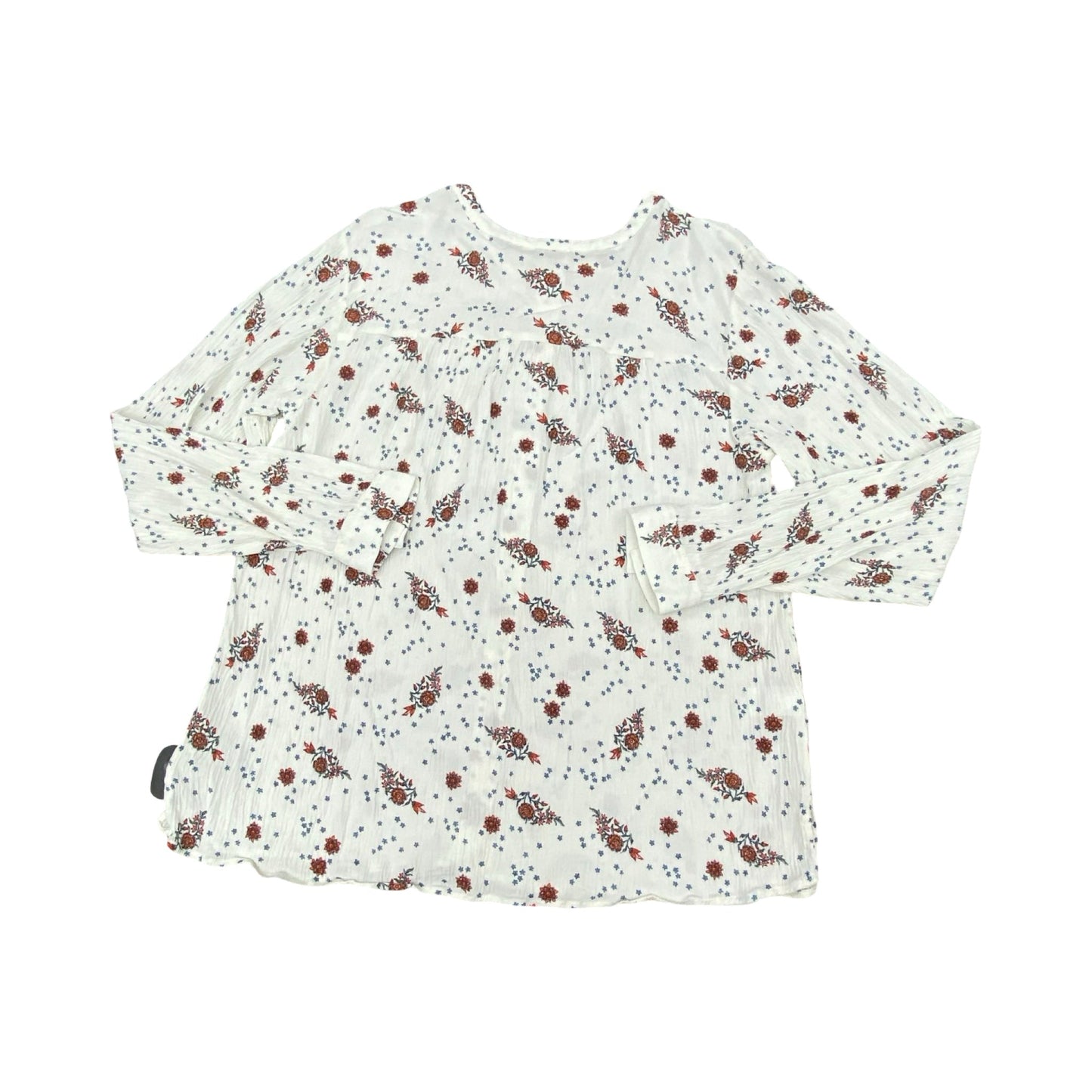 Top Ls By Loft In Floral Print, Size:L