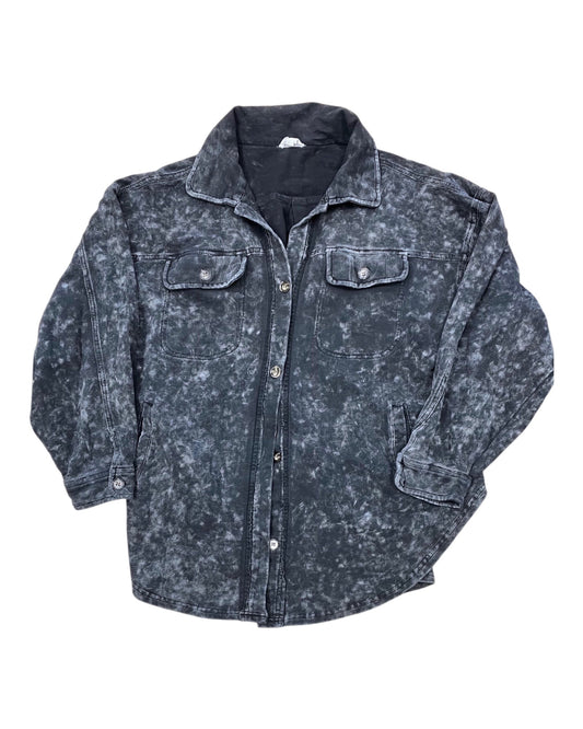 Jacket Shirt By Bibi In Black, Size:M