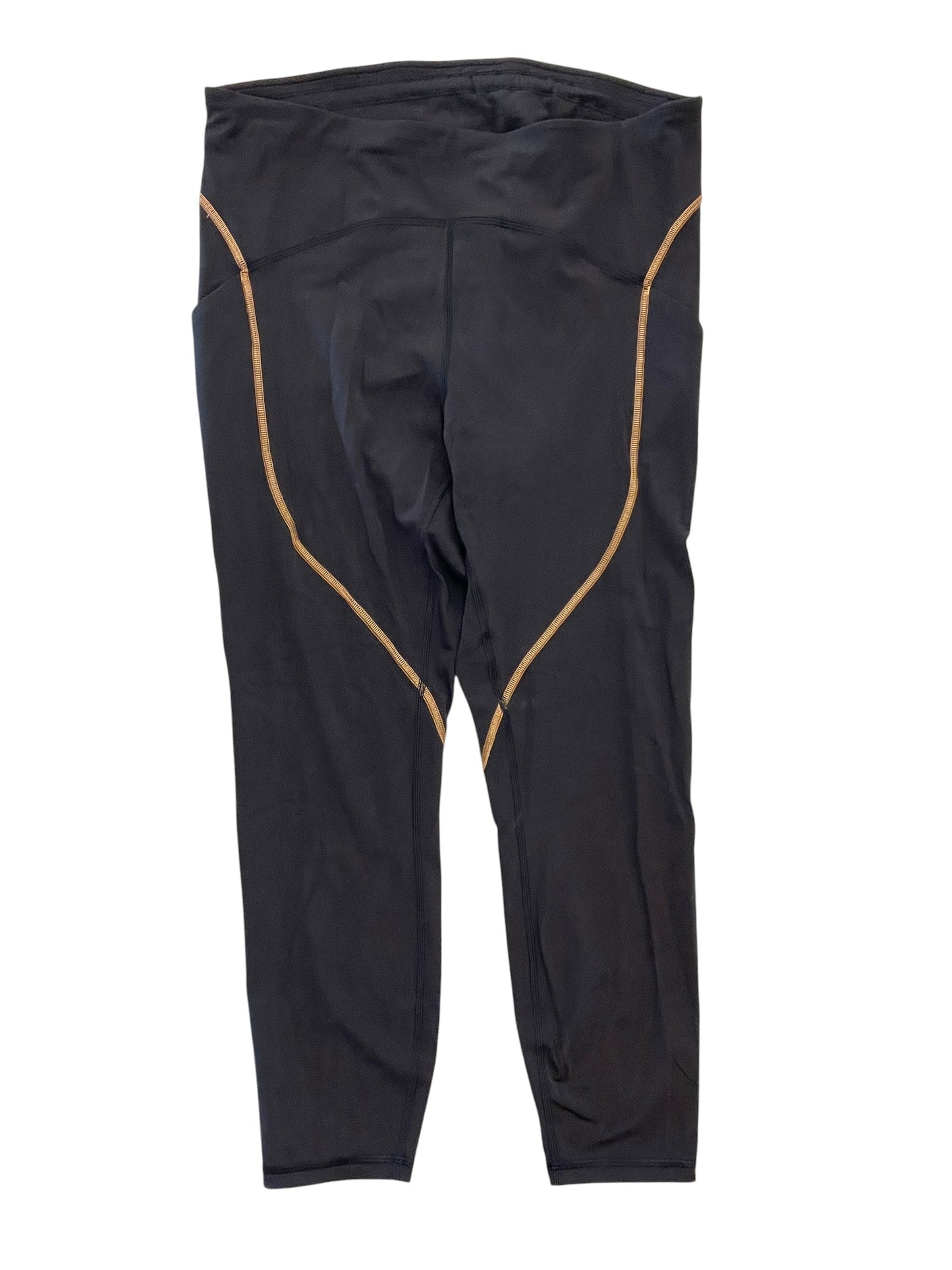 Athletic Leggings By Lululemon In Black, Size:Xl