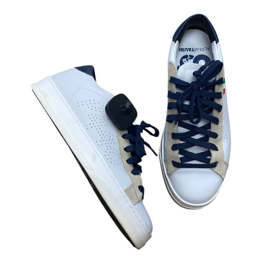 Shoes Sneakers By P448 In Blue & White, Size:6