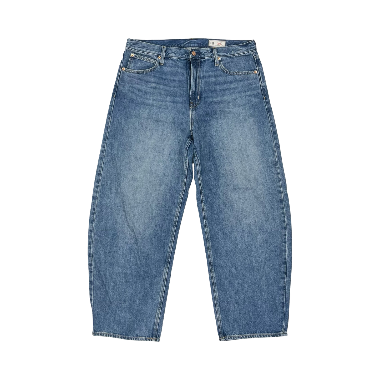 Jeans Wide Leg By Gap In Blue Denim, Size:16