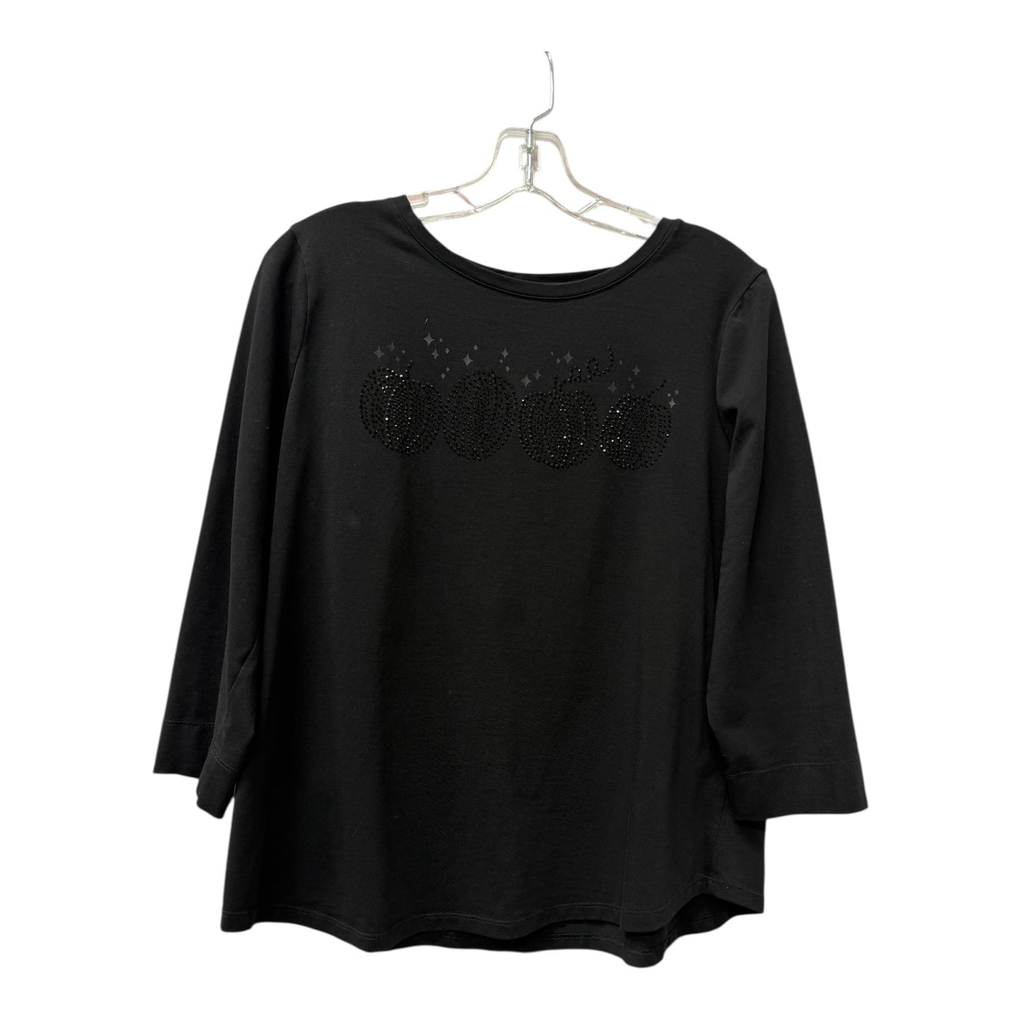 Top Ls Basic By Chicos In Black, Size:L