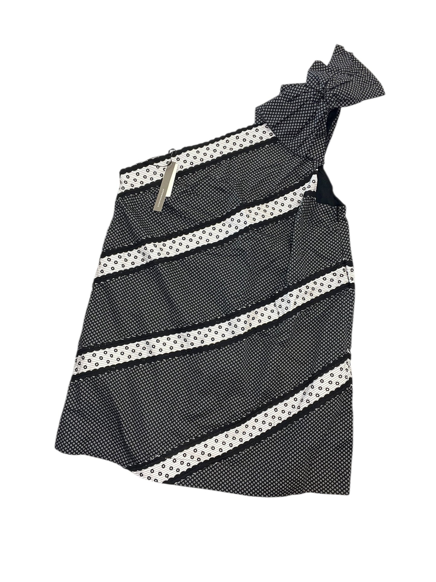Dress Casual Short By Maeve In Black & White, Size:Xl